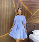 Large Women's Commuter Solid Swing Dress