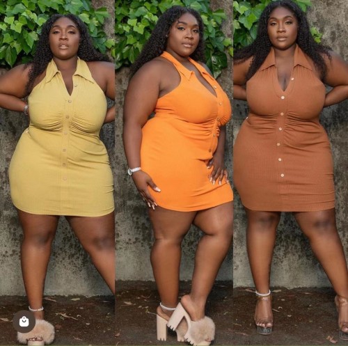 Oversized dress slim fashion casual sleeveless buttock skirt