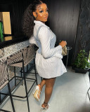 Flare sleeve jacket shirt skirt suit