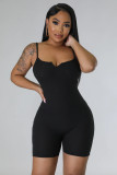 Women's new product pit stripe small V-neck slimming casual jumpsuit for women