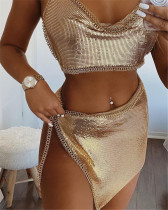 High quality fashionable women's nightclub low cut open back sequin lace up skirt High quality fashionable women's nightclub low cut open back sequin lace up skirt