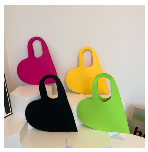 Felt Bag Personalized Fashion Cool Heart Shaped Handbag