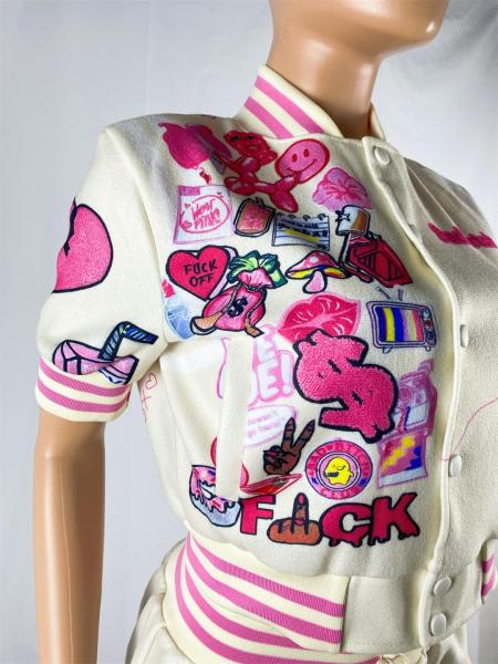 Fashionable Printed Panel Threaded Baseball Set