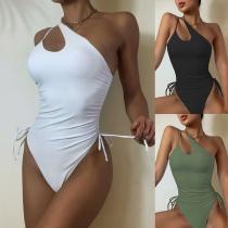 Sexy Bikini Solid One Piece Bikini Sexy Bikini Solid One Piece Bikini