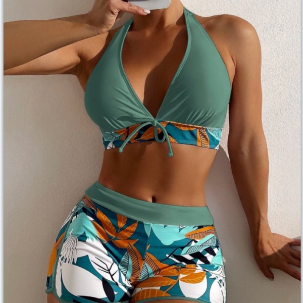 Split Bikini Bikini High Waist Swimwear
