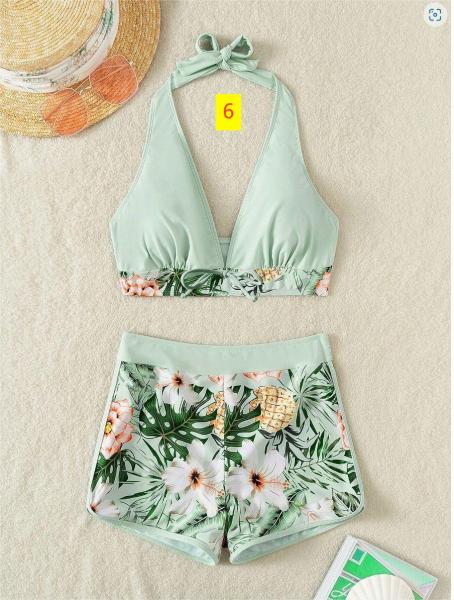 Split Bikini Bikini High Waist Swimwear