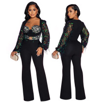 Sexy Jumpsuit Fashion Casual Loose Wide Leg Pants Sexy Jumpsuit Fashion Casual Loose Wide Leg Pants