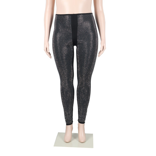 Women's hot diamond pants nightclub clothes