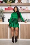 Fashion Style Positioning Print Swing Skirt