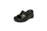 Matsuke Thick Sole Slotted Ribbon Elevated Fashion Brand Outerwear Mesh Red Poe Heel Solid Open Toe Sandals