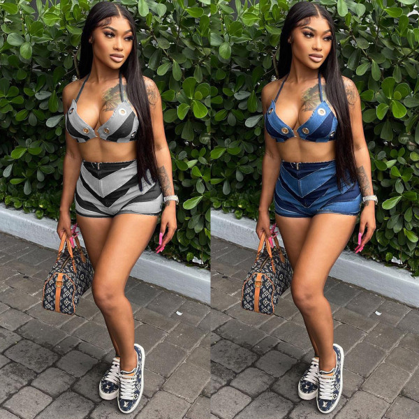 Fashion casual two-piece set