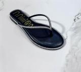 Flat slippers Large herringbone sandals