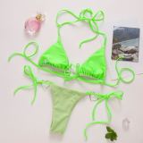 Triangle Cup Strap Bikini Swimsuit Swimsuit