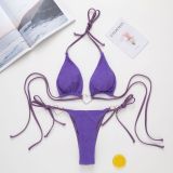 Triangle Cup Strap Bikini Swimsuit Swimsuit