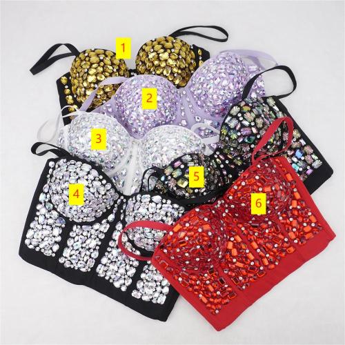 Nightclub bra, nail bead, suspender, outerwear top