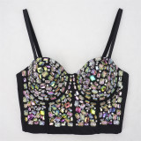 Nightclub bra, nail bead, suspender, outerwear top