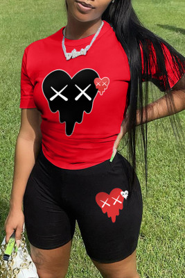 Personalized printing casual two-piece set