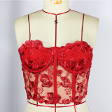 Lace steel band bra, slim fitting sexy underwear