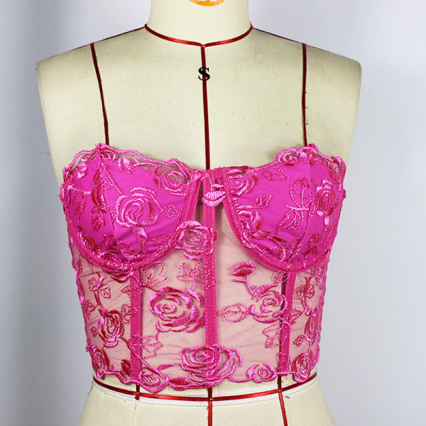 Lace steel band bra, slim fitting sexy underwear