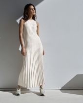 Knitted Dress Casual Waist Wrap Round Neck Large Pit Stripe Slim Knitted Long Dress Knitted Dress Casual Waist Wrap Round Neck Large Pit Stripe Slim Knitted Long Dress