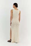 Beach Vacation Sexy Long Dress Knitted Split Dress