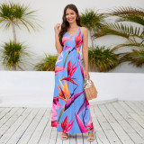Sling Dress Beach Vacation Party Long Dress
