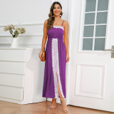 Fashion sexy slim temperament lace suspender dress women's dress