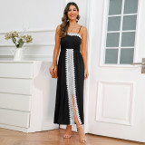 Fashion sexy slim temperament lace suspender dress women's dress