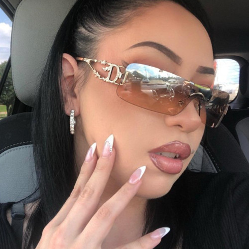 Frameless hollow out sunglasses Frameless sunglasses