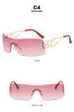 Frameless hollow out sunglasses Frameless sunglasses