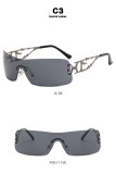 Frameless hollow out sunglasses Frameless sunglasses