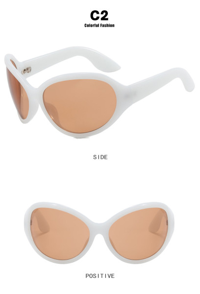 Oversized frame sunglasses personality hip-hop sunglasses alien sunglasses