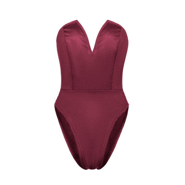 Women's tight bottomed jumpsuit jumpsuit jumpsuit Women's V-neck bra jumpsuit