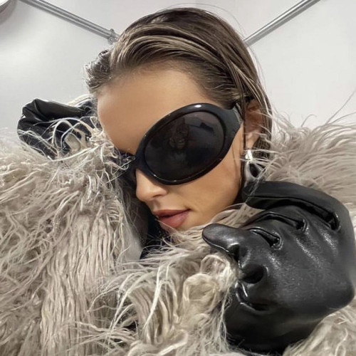 Oversized frame sunglasses personality hip-hop sunglasses alien sunglasses