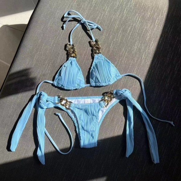 Split swimsuit chain bikini swimsuit bikini
