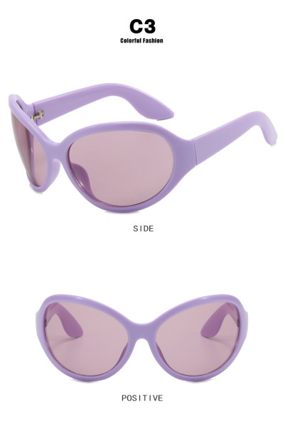 Oversized frame sunglasses personality hip-hop sunglasses alien sunglasses