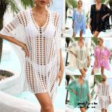 Beach cover up hollowed out knit bikini holiday dress oversized cover up