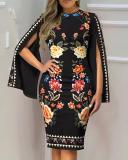 Temperament Sexy Fashion Printed Dress