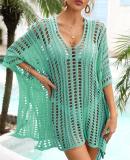 Beach cover up hollowed out knit bikini holiday dress oversized cover up