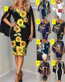 Temperament Sexy Fashion Printed Dress