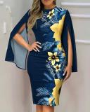 Temperament Sexy Fashion Printed Dress