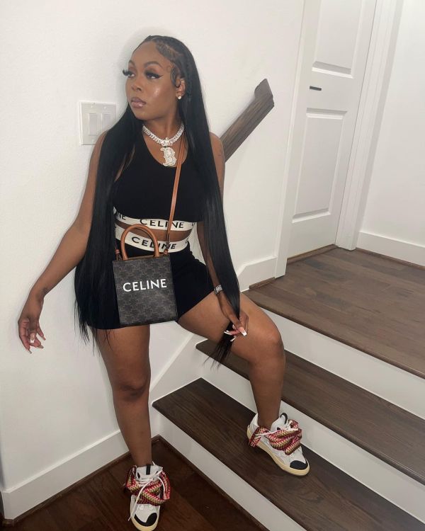 Letter printed fashion casual sleeveless vest, buttocks, shorts set, two-piece set