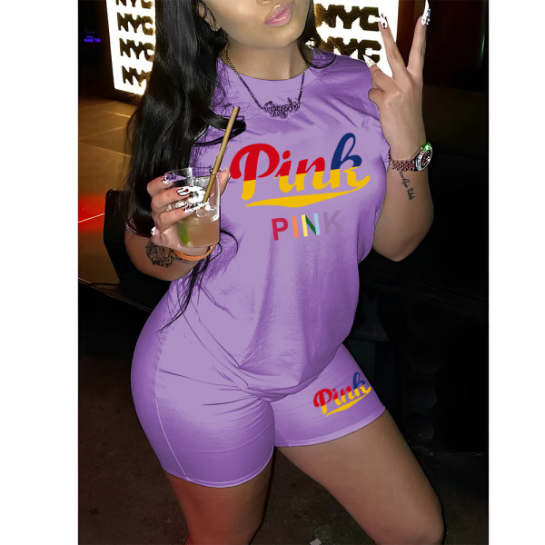 T-shirt shorts set sports set