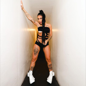 Solid Burnt Perforated Chest Wrapping Sexy One Piece Shorts