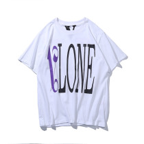 Trendy Brand Fashion Big V Cotton Short Sleeve Letter Vlone T-shirt Trendy Brand Fashion Big V Cotton Short Sleeve Letter Vlone T-shirt