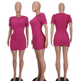 Fashionable casual sexy open waist dress