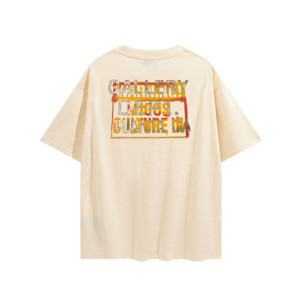 Loose fitting MIGOS co branded retro washed OVERSIZE short sleeved T-shirt