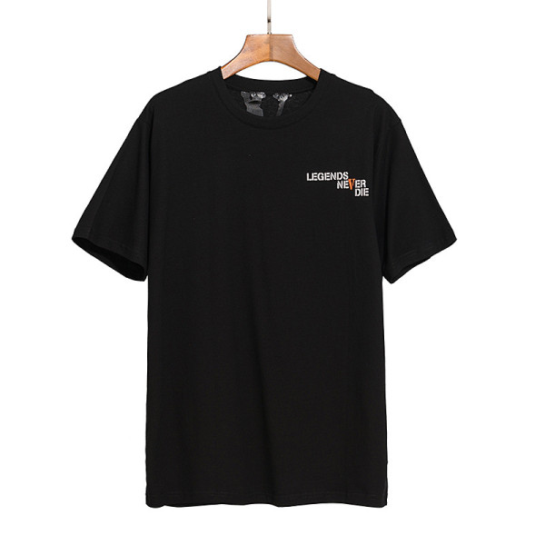 Chaopai spray painted large V short sleeved T-shirt butterfly commemorative version for men and women's couples