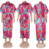 Sexy Slim Fit Colorful Dress Nightclub Dress