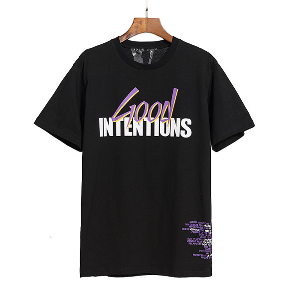 Trendy short sleeved co branded Vlone for men and women, same t-shirt for couples, street popular flying pigeon printed half sleeved shirt